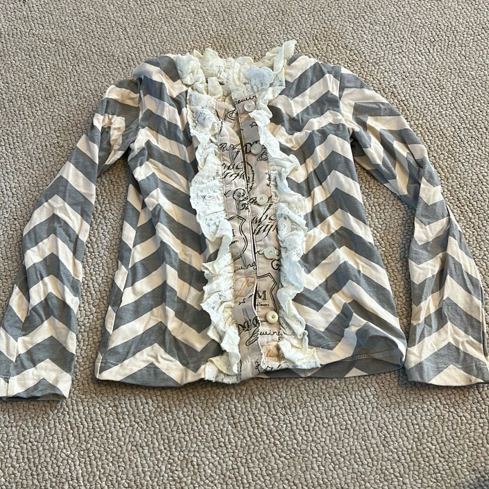 Mustard pie girls cardigan size 4